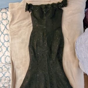 Black Mermaid Style Dress